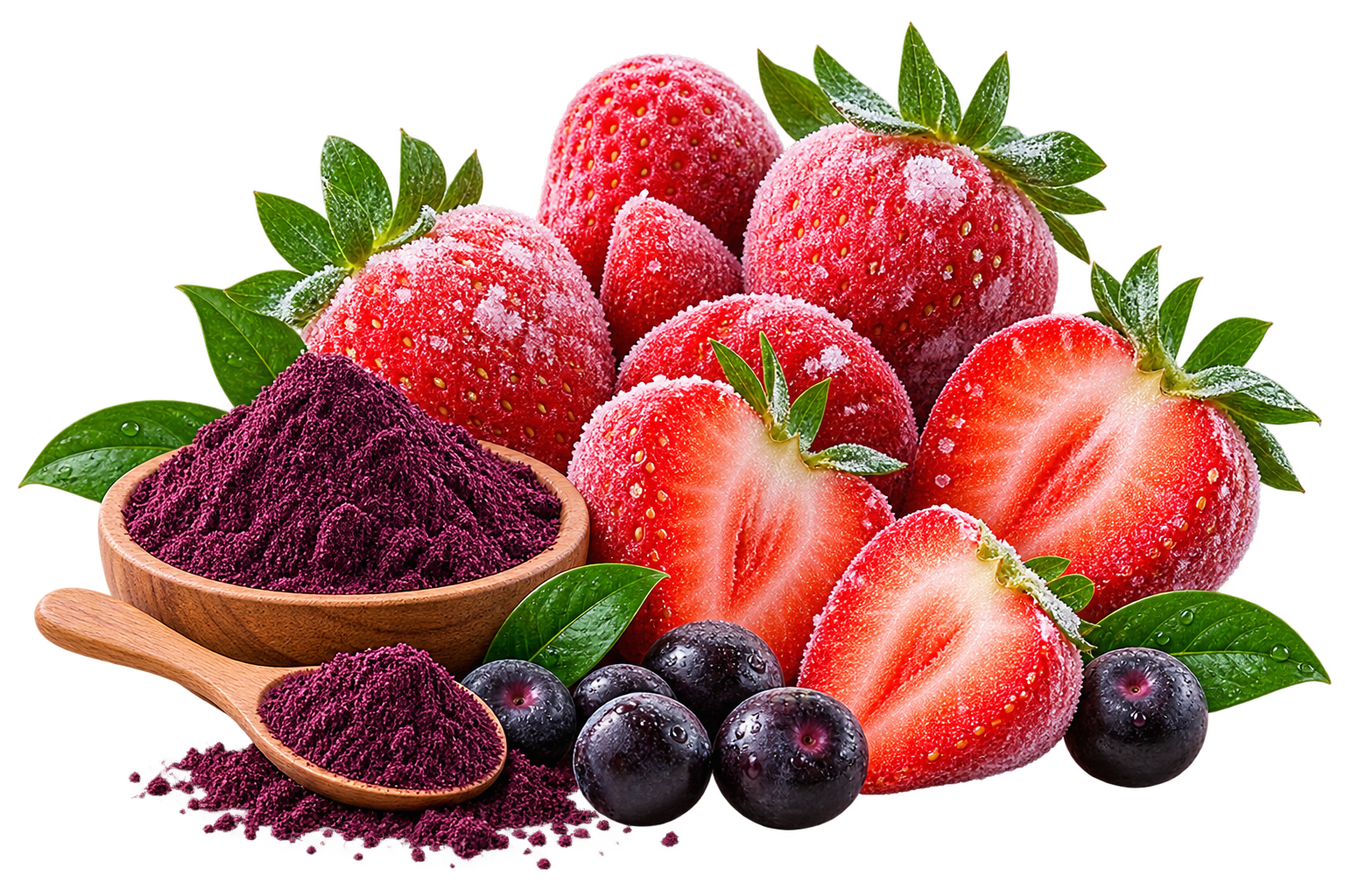 Strawberries (Acai powder)