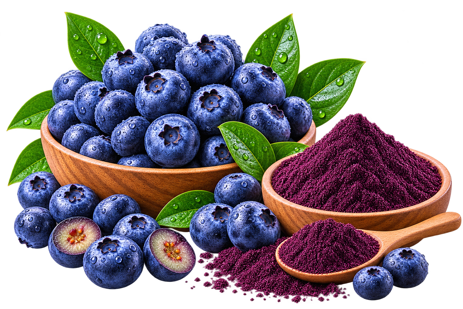Blueberries (fresh / powder)